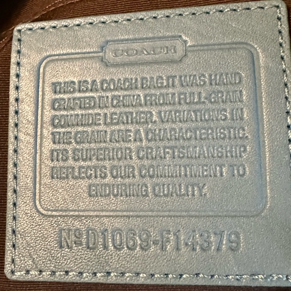 Leather Coach Bag - Picture 10 of 16